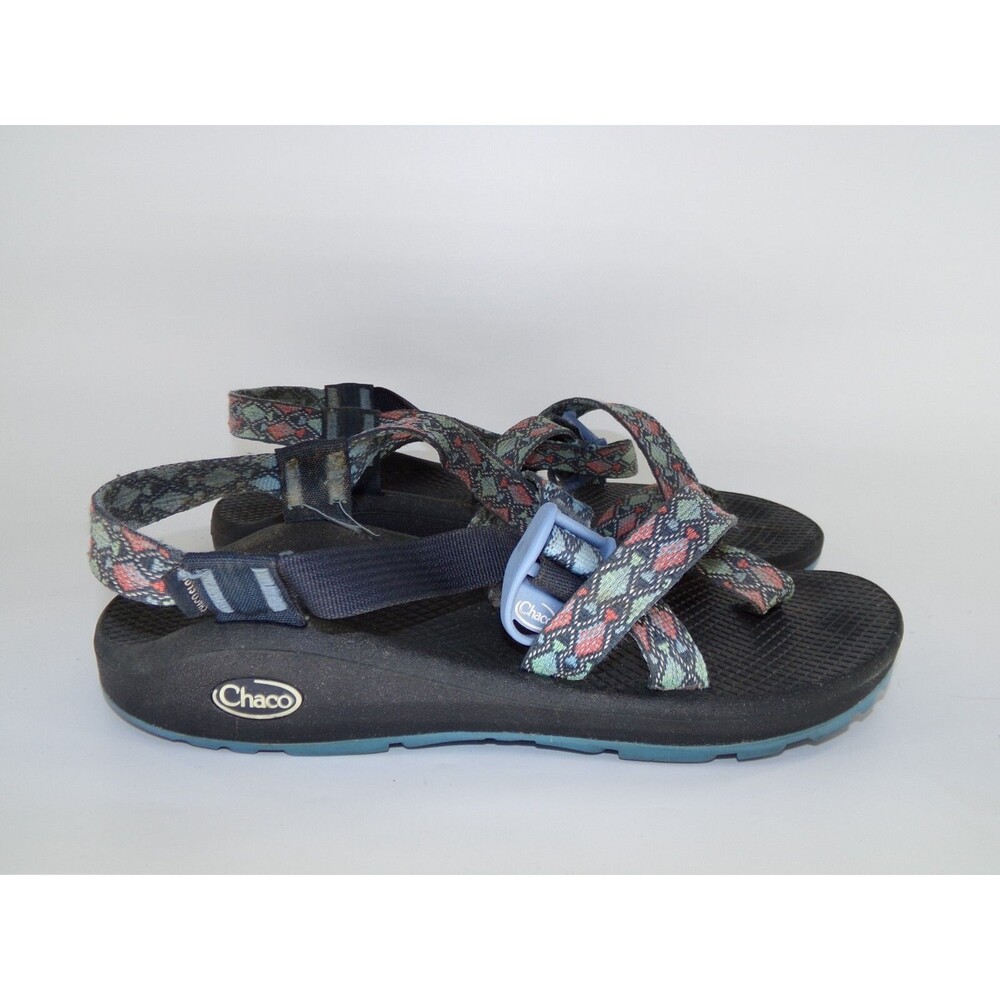 Chaco Z2 Classic Blue Sports Sandals Toe Loop Outdoor Women's Size 10